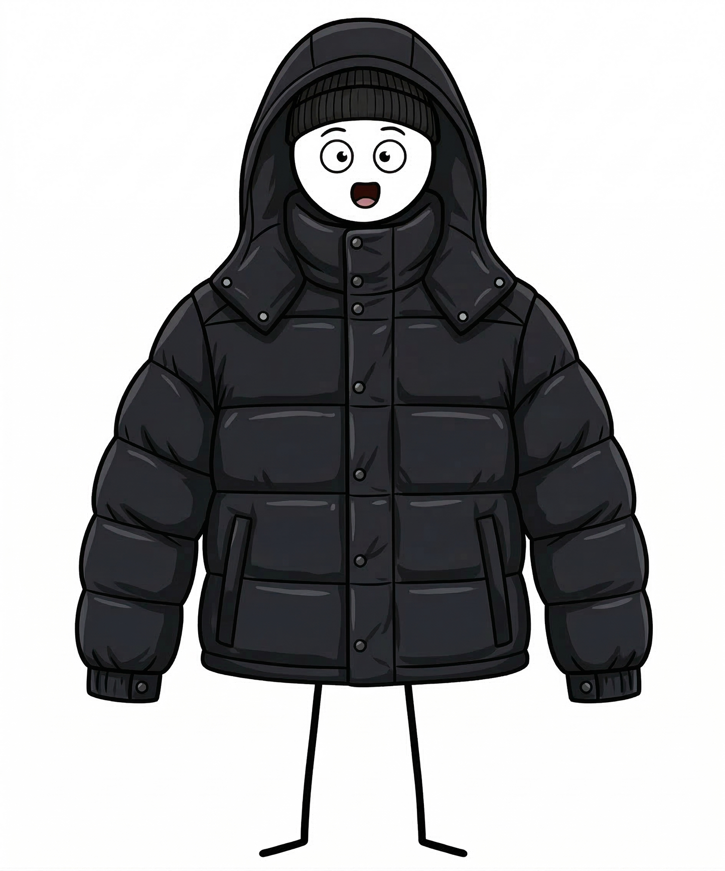 VZ Black padded jacket